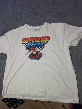 Mario Kart Men's White Short Sleeve Tee - 2XL